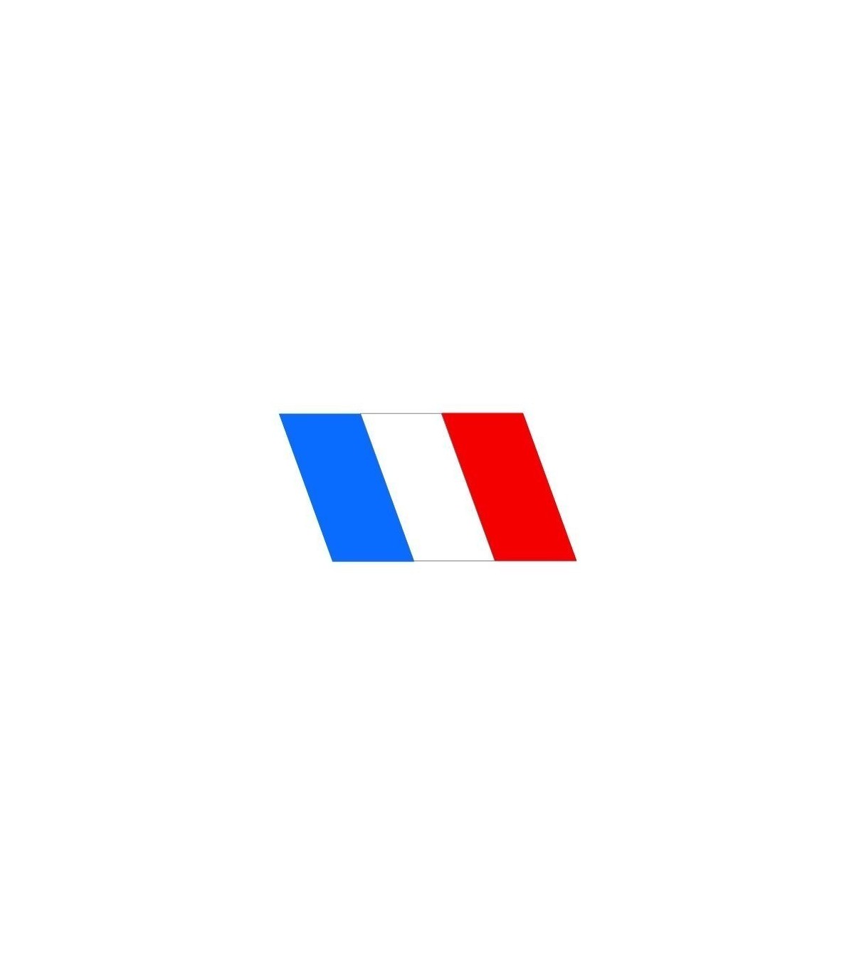 Stickers DRAPEAU FRANÇAIS 10 X 5cm inverser