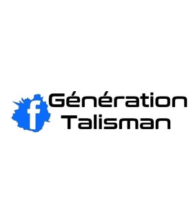 Stickers  GÉNÉRATION TALISMAN "F" Blanc