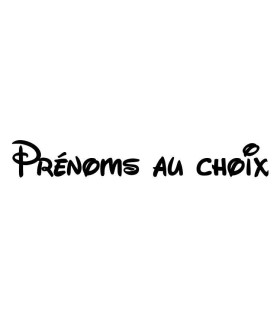 Stickers PRÉNOMS AU CHOIX STYLE DISNEY 
