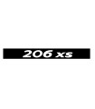 Stickers CACHE FEUX STOP 206 XS