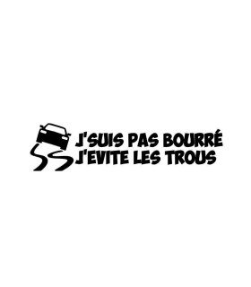 Stickers PAS BOURRE 2