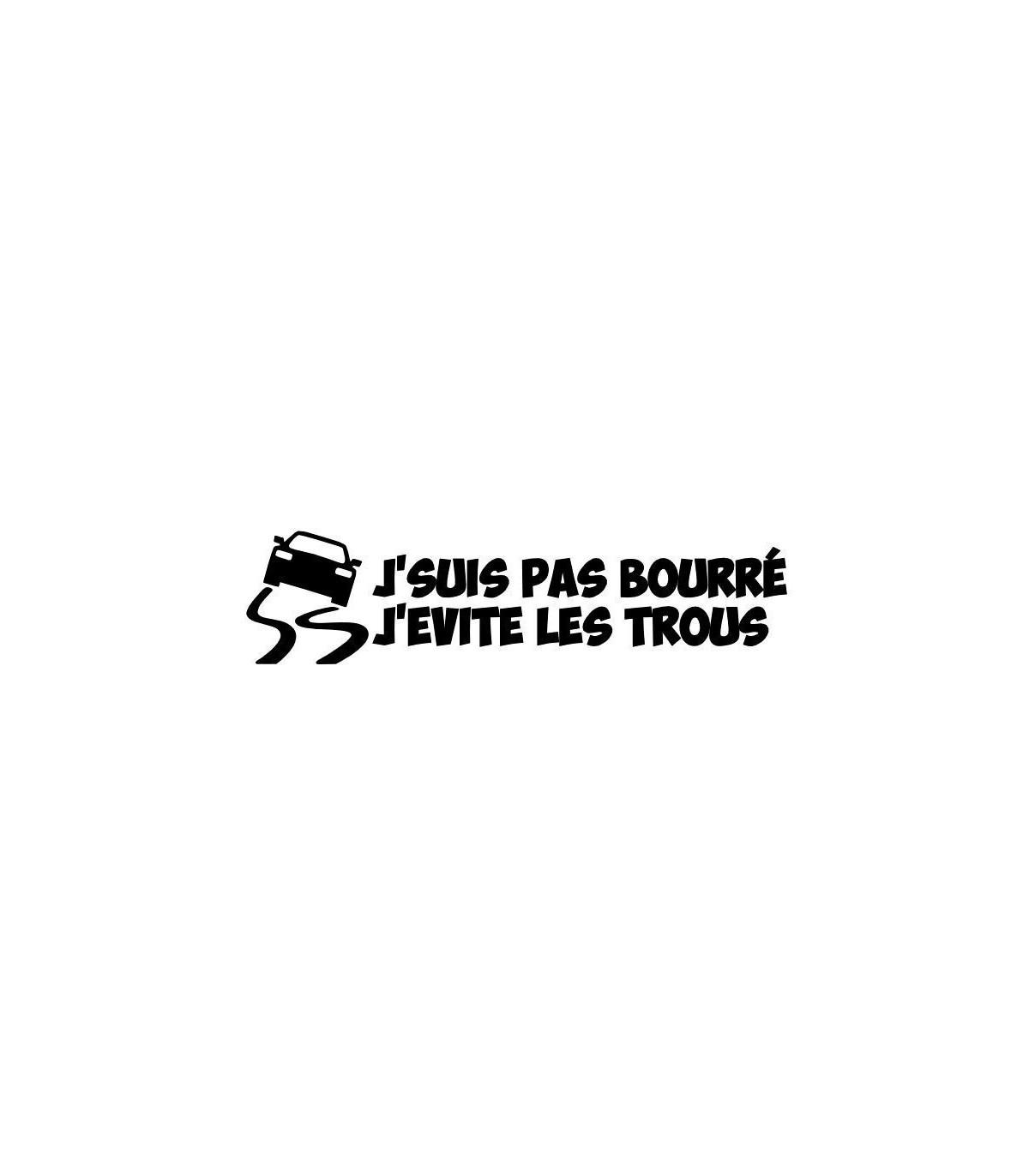 Stickers PAS BOURRE 2
