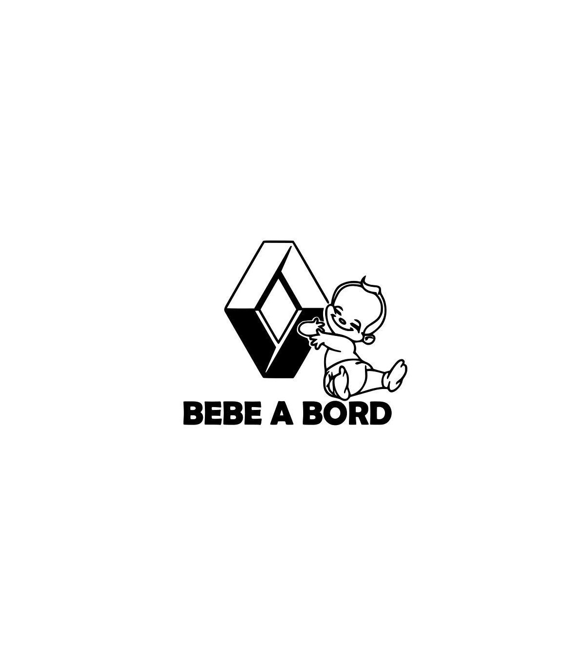 Stickers BÉBÉ A BORD RENAULT