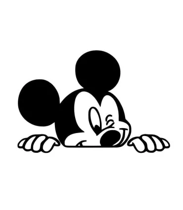 Stickers Mickey Caché