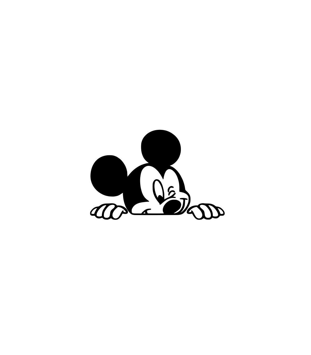 Stickers Mickey Caché