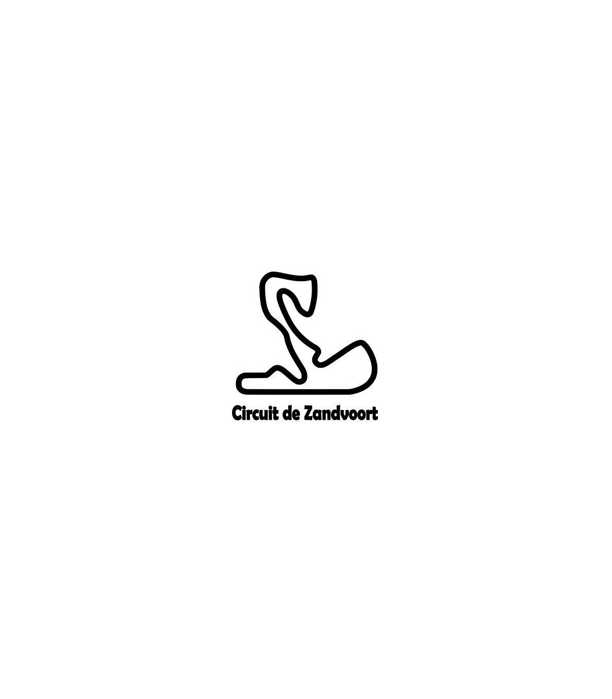 Stickers TRACÉ CIRCUIT ZANDVOORT