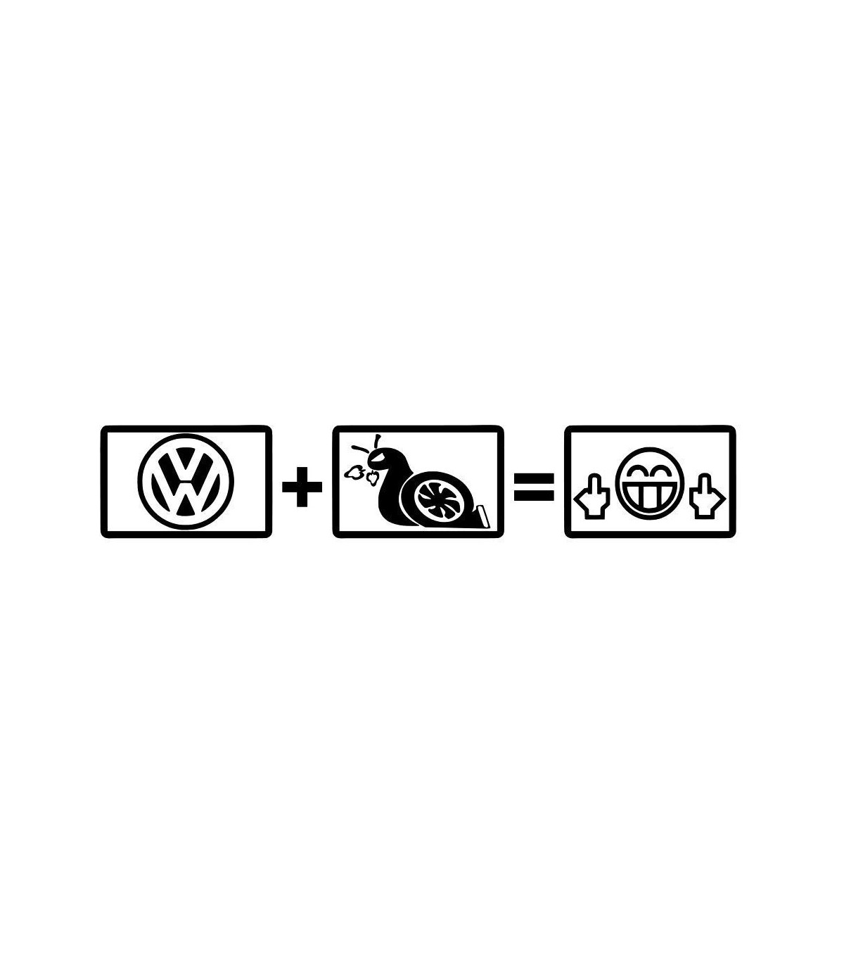 Stickers TURBO VW