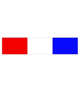 Stickers DRAPEAU FRANÇAIS 37cm X 8cm