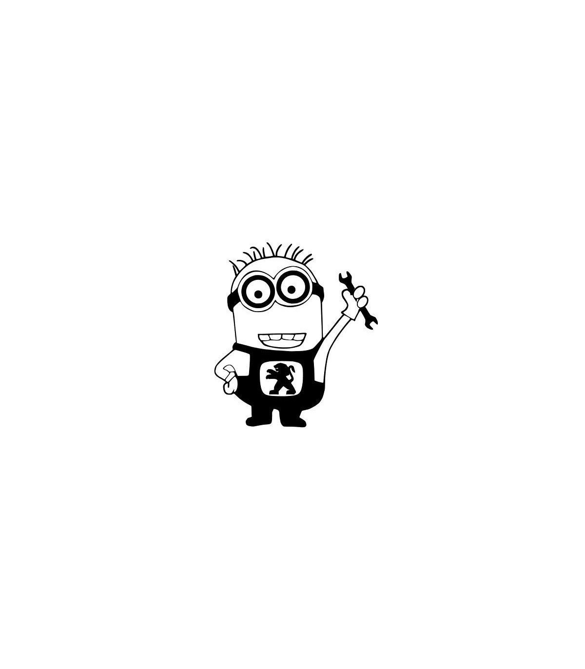 Stickers MINIONS PEUGEOT