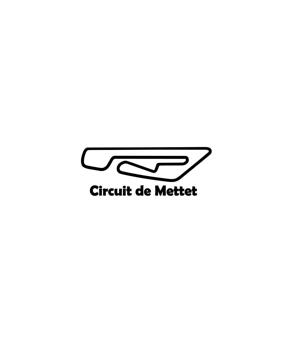 Stickers TRACÉ CIRCUIT METTET