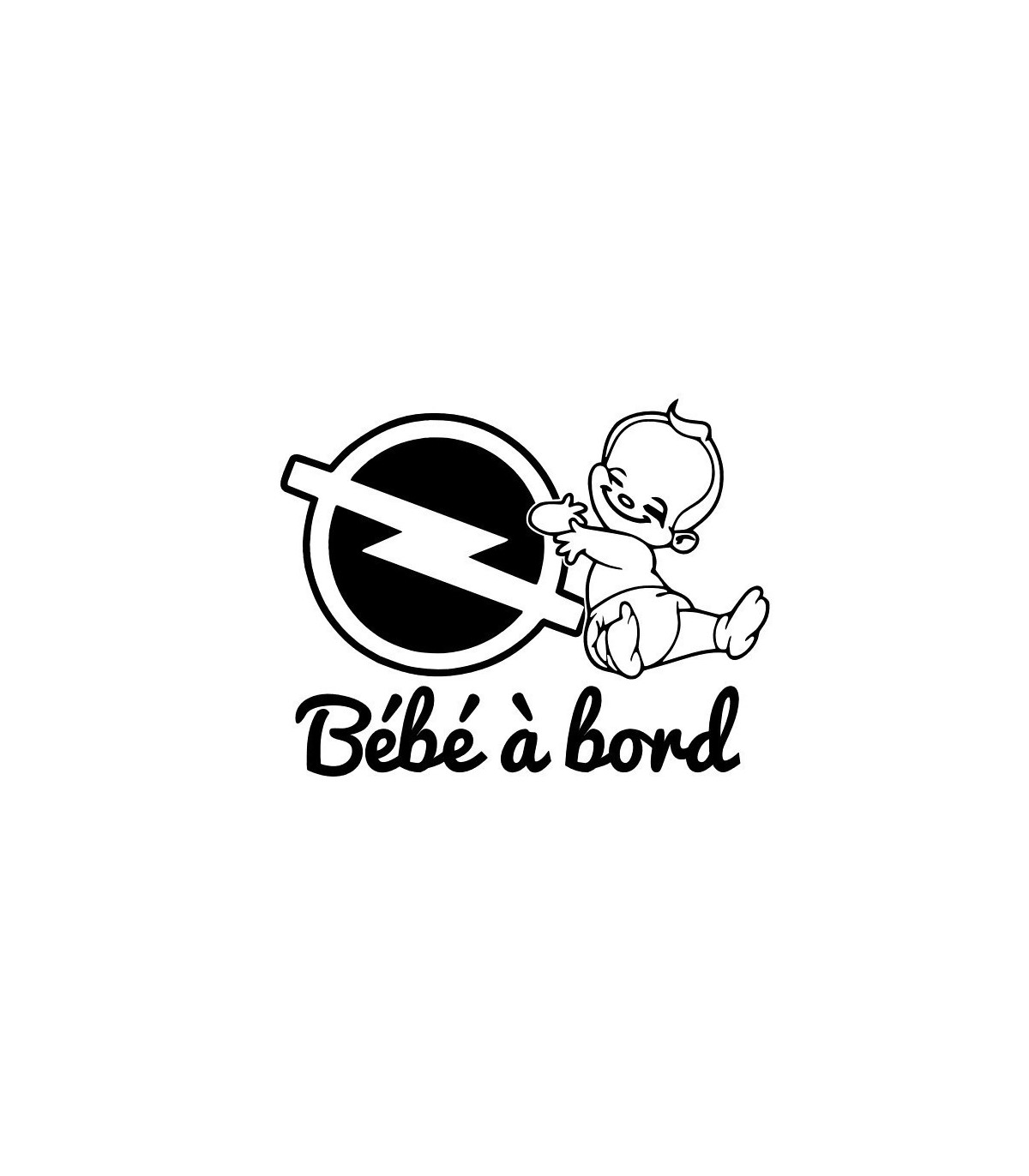 Stickers BÉBÉ A BORD OPEL