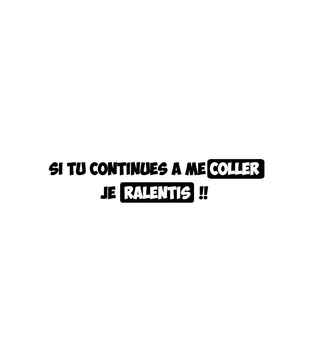 Stickers CONTINUES A COLLER