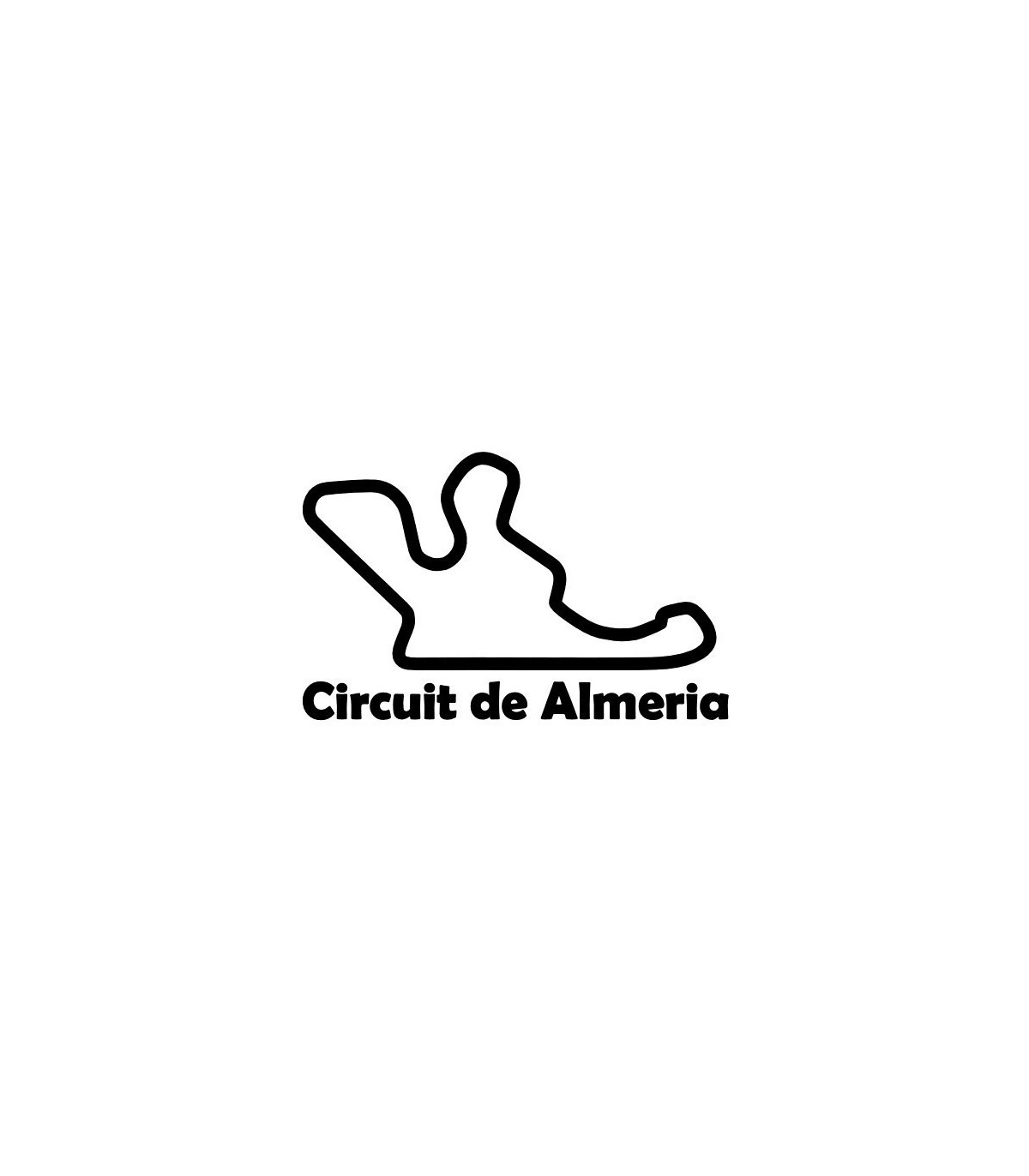 Stickers TRACÉ CIRCUIT ALMERIA