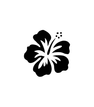 Stickers FLEUR HIBISCUS 15