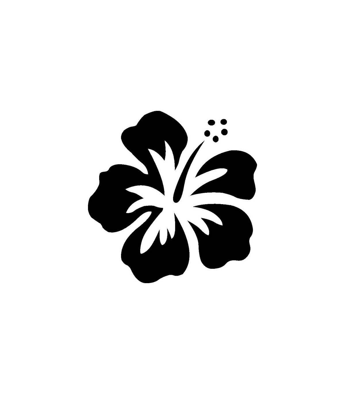 Stickers FLEUR HIBISCUS 15