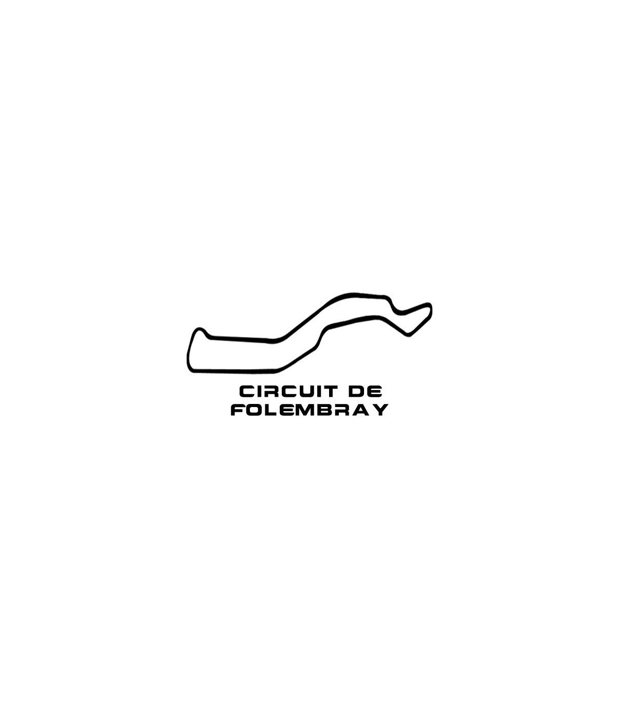 Stickers TRACÉ CIRCUIT FOLEMBRAY