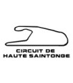 Stickers TRACÉ CIRCUIT DE HAUTE SAINTONGE 