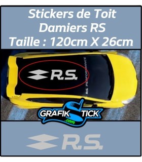 Stickers de toit Renault Sport Rs Performance