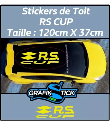 Stickers de toit Renault Sport RS CUP