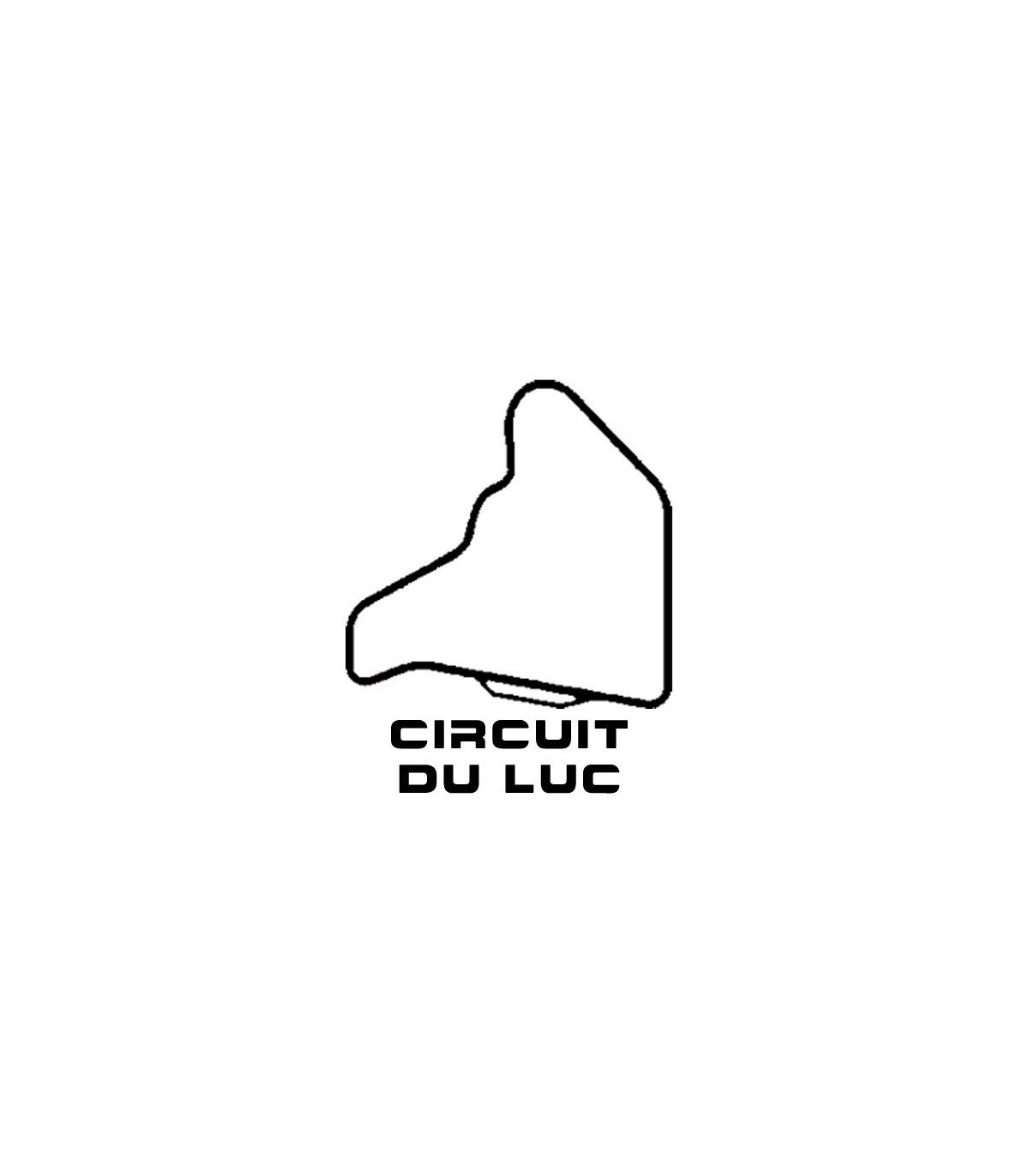 Stickers TRACÉ CIRCUIT DU LUC