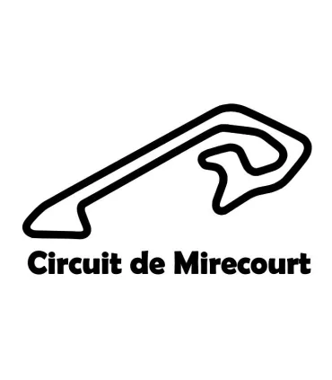 Stickers TRACÉ CIRCUIT DE MIRECOURT