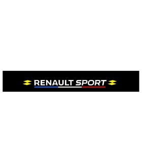 BANDEAU PARE SOLEIL RENAULT SPORT TRI COLOR DAMIERS