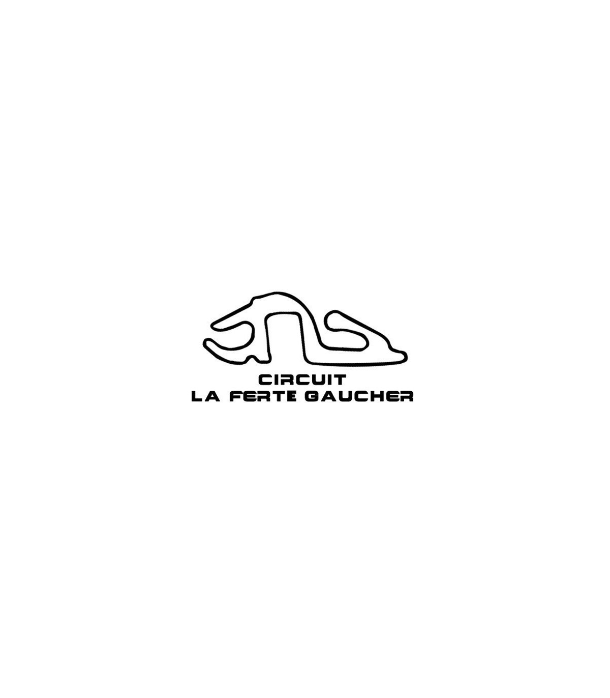 Stickers TRACÉ CIRCUIT LA FERTE GAUCHER