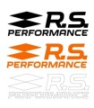 Stickers Sigle Rs Performance Grande Taille UNIS
