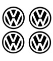 Stickers 4X CENTRE DE ROUE VW 55mm