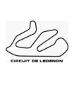 Stickers TRACÉ CIRCUIT DE LEDENON