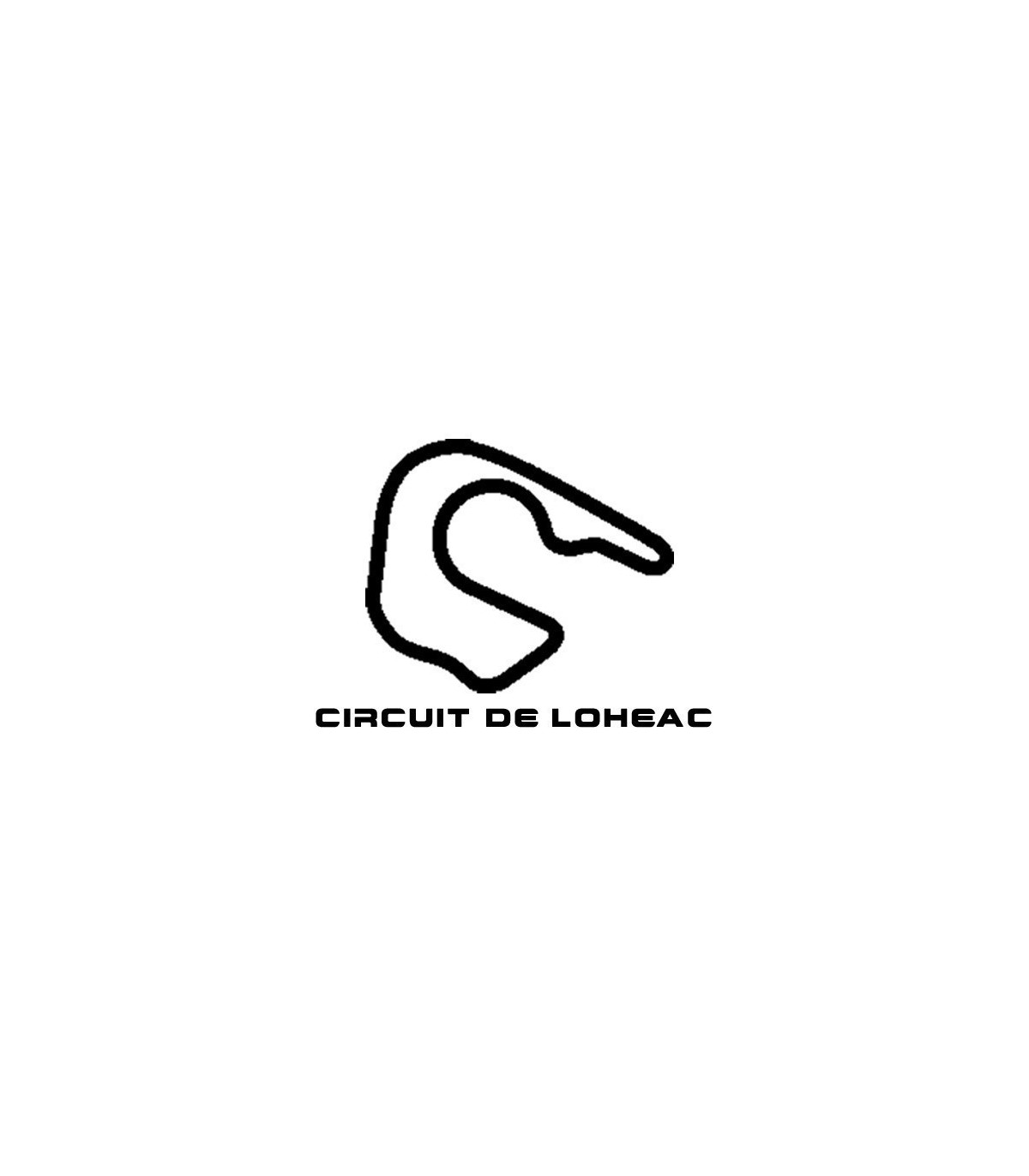 Stickers TRACÉ CIRCUIT DE LOHEAC