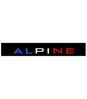 BANDEAU PARE SOLEIL Alpine + Logos