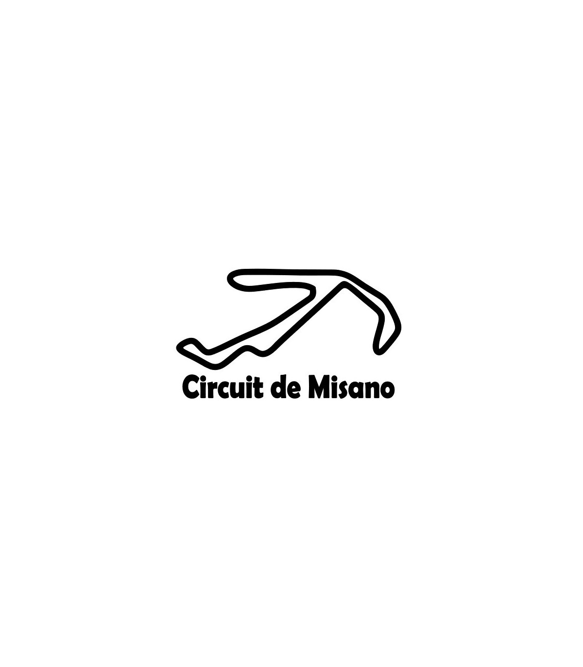 Stickers TRACÉ CIRCUIT MISANO