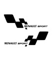 Stickers  RENAULT SPORT DAMIERS "petit"