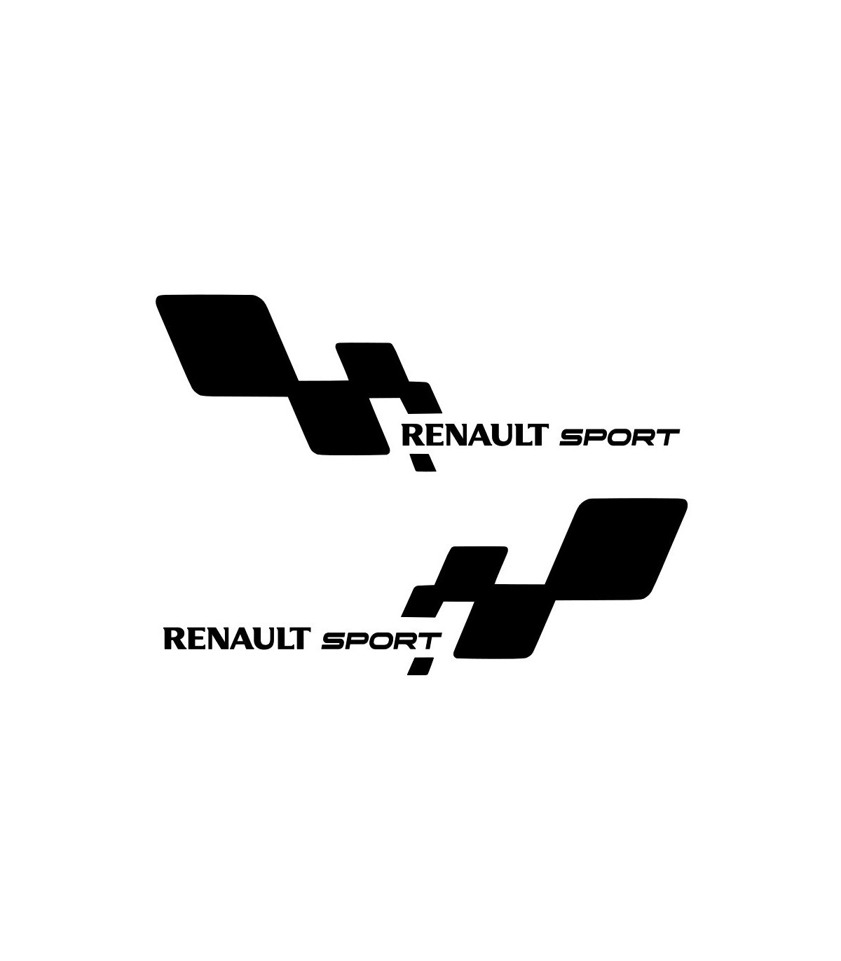 StickersRENAULT SPORT DAMIERS "petit"