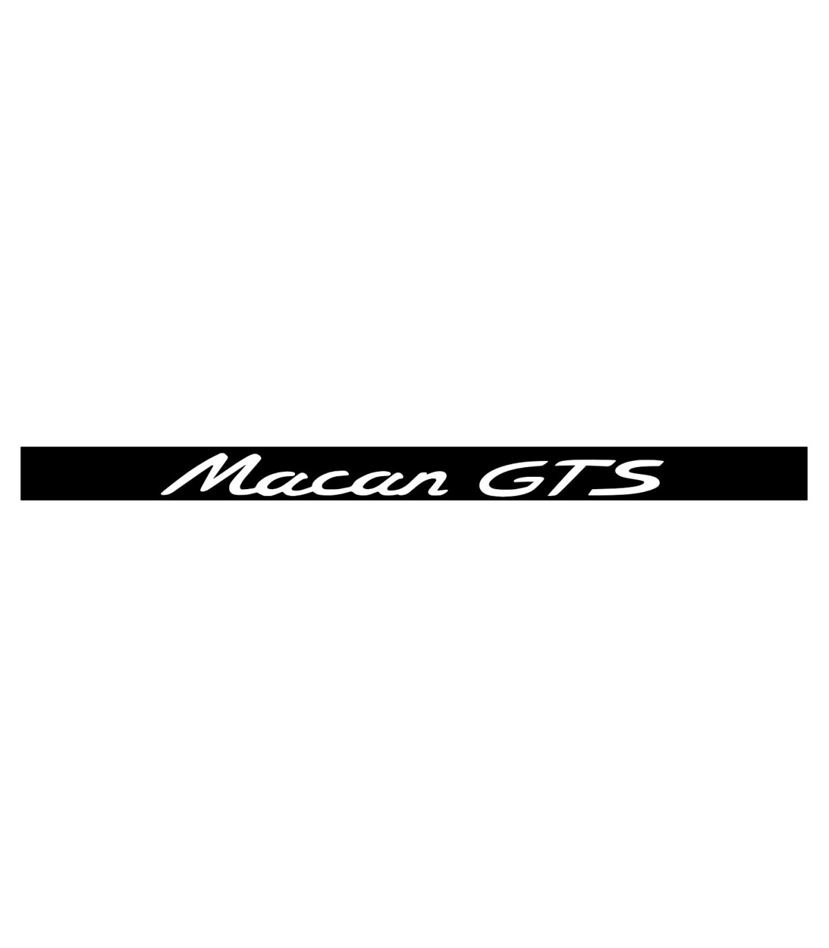 Stickers CACHE FEUX STOP PORSCHE MACAN GTS
