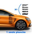 Kit 5 Stickers Marques