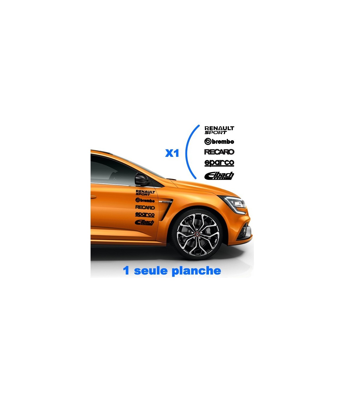 Kit 5 Stickers Marques