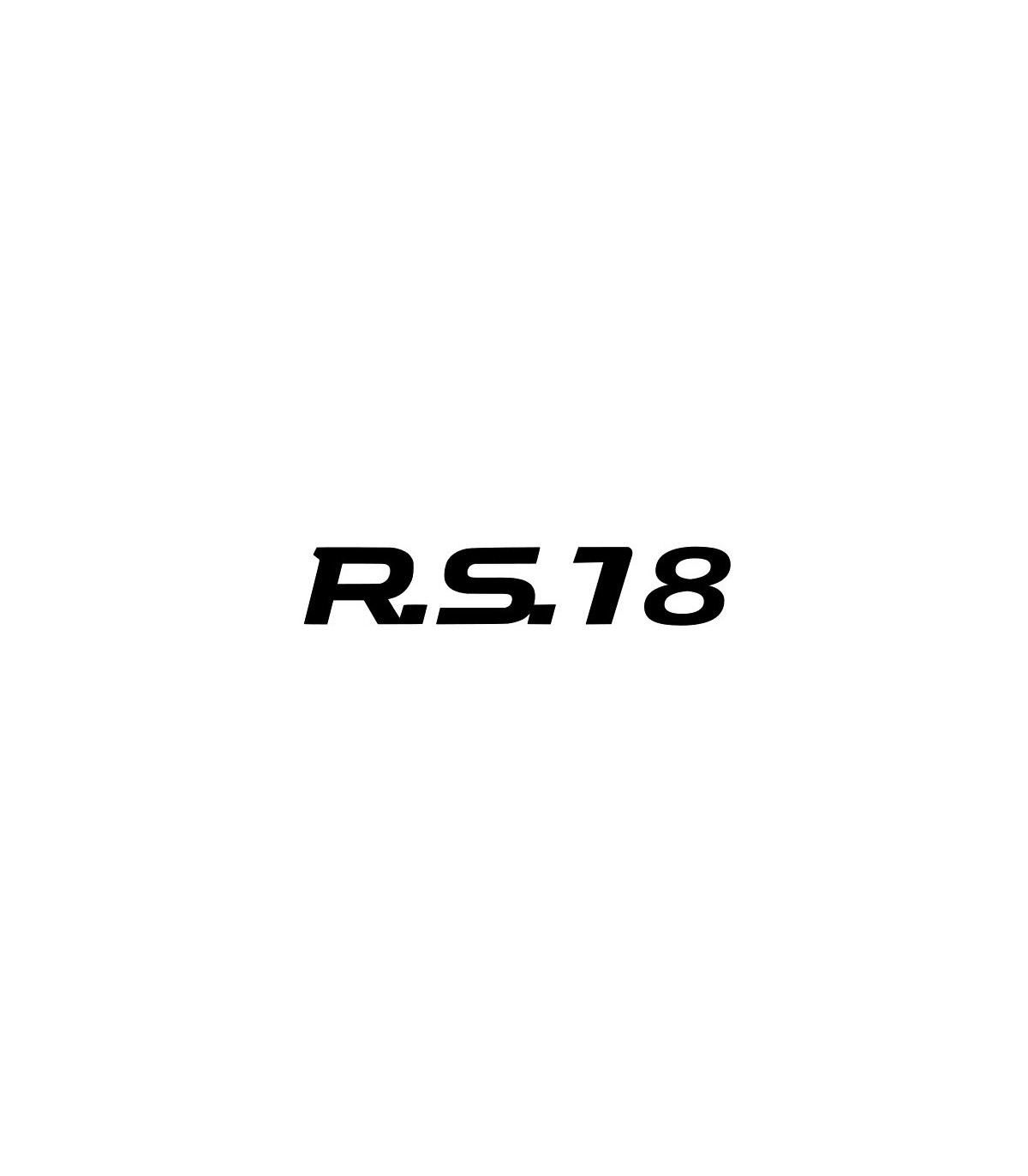 Stickers RS 18 pour lame AvantCLIO 4RS