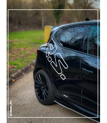 Paire de Stickers Latéral Rs version XL (contour)