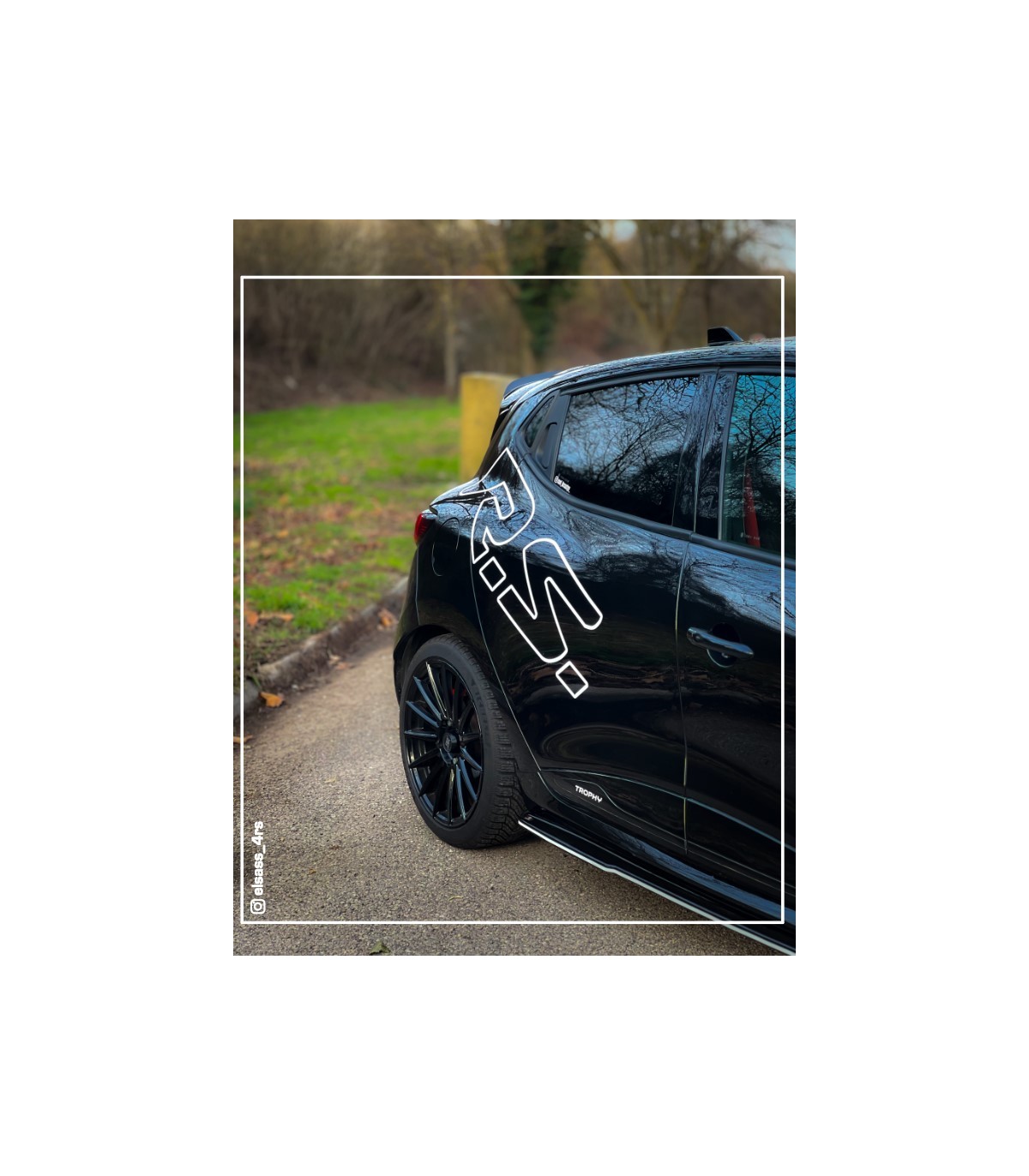 Paire de Stickers Latéral Rs version XL (contour)