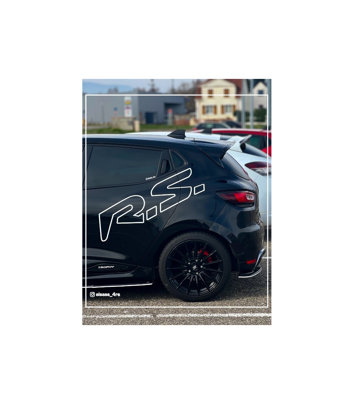 Paire de Stickers Latéral Rs version XL (contour)