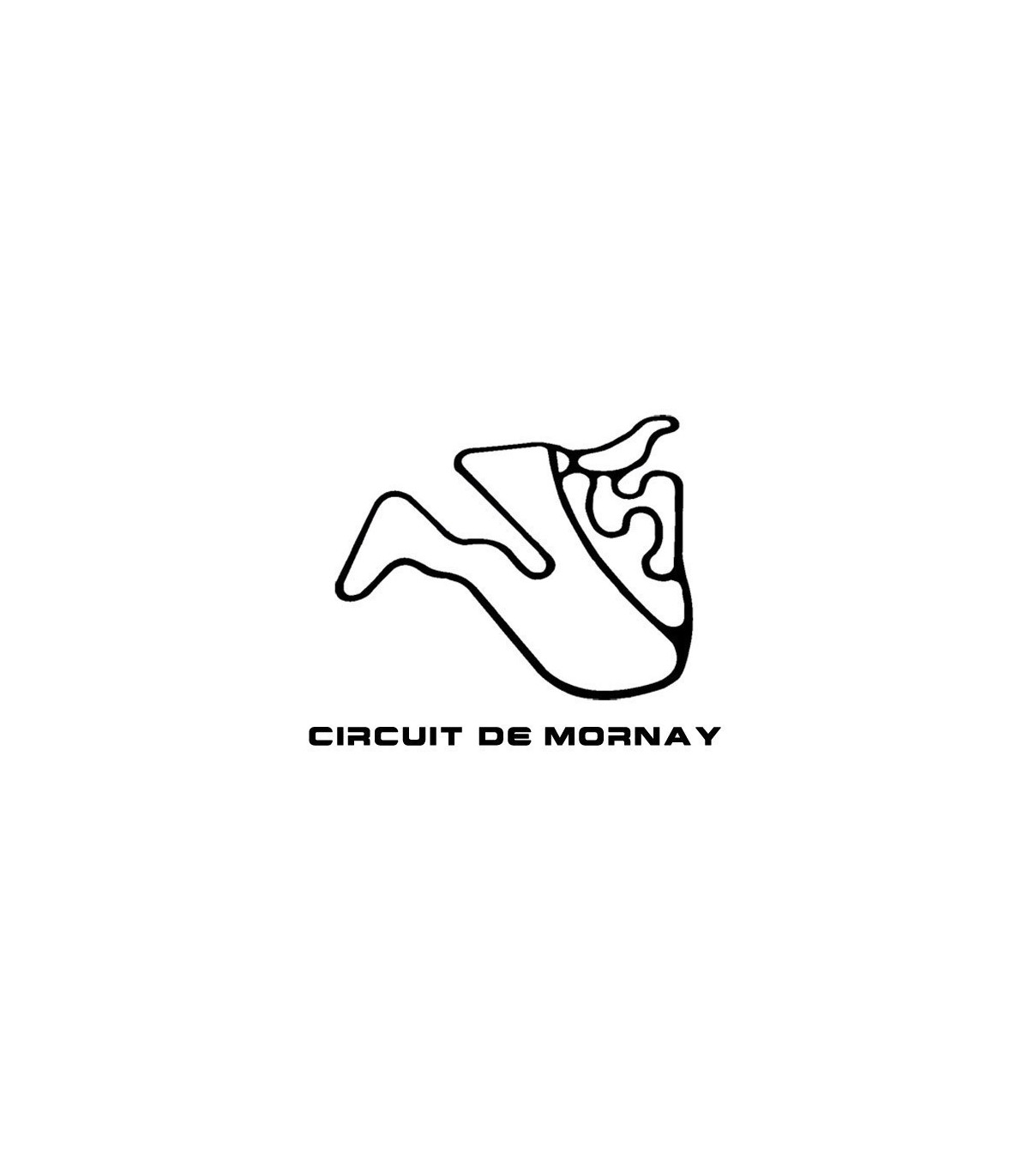 Stickers TRACÉ CIRCUIT DE MORNAY