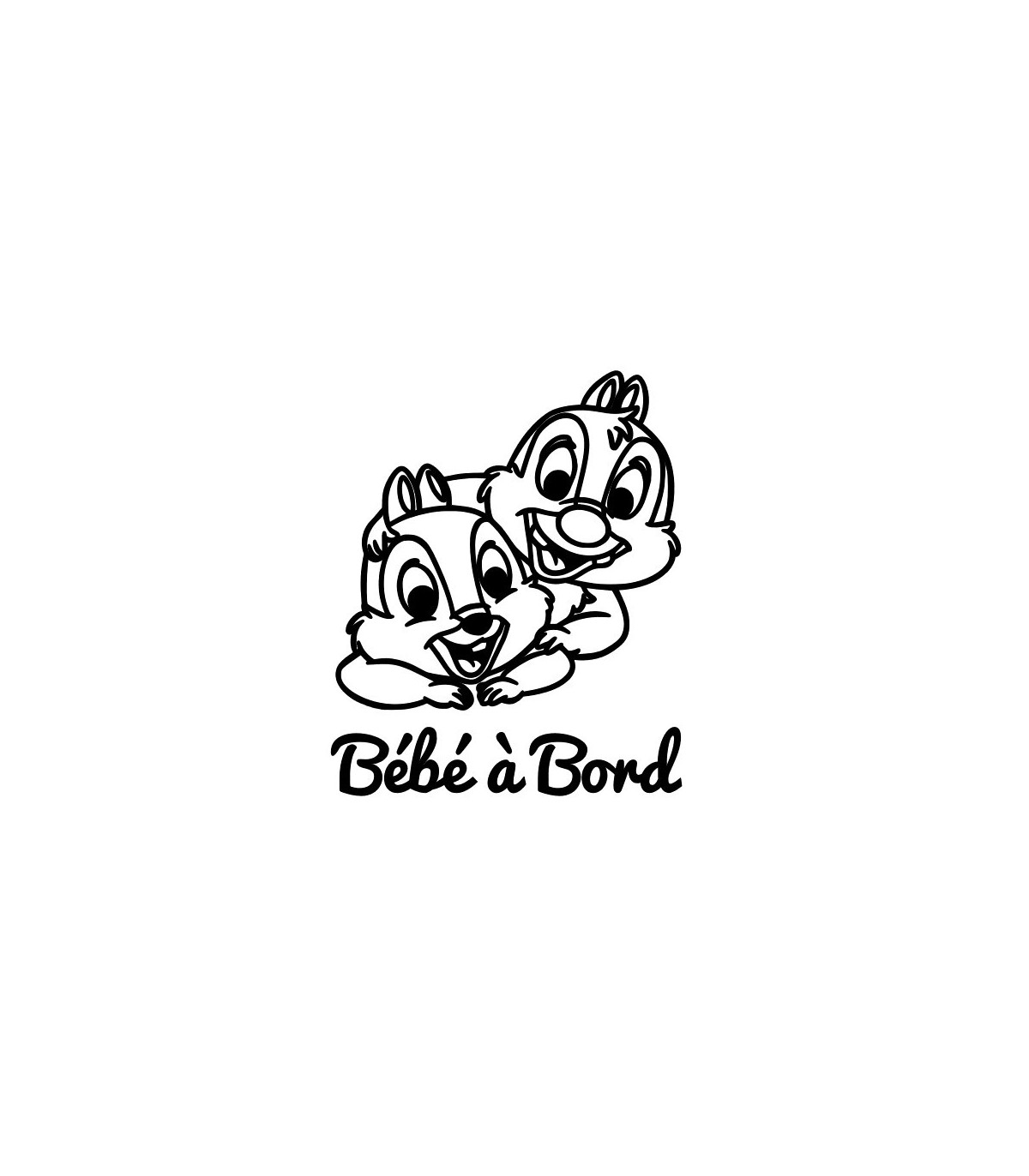 Stickers BÉBÉ A BORD TIK & TAK