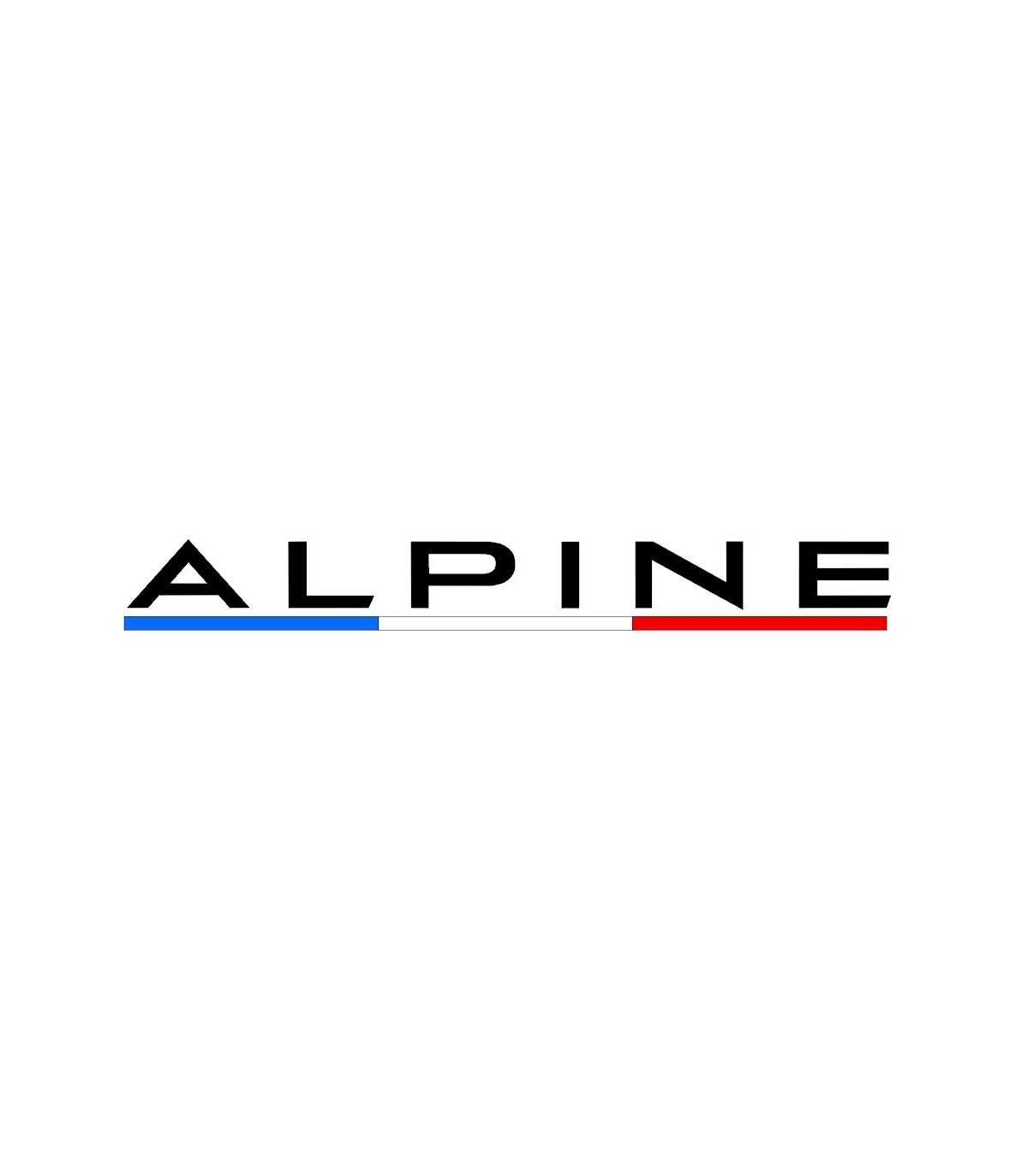 Stickers ALPINE Tricolor