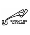 Stickers TRACÉ CIRCUIT DE NOGARO