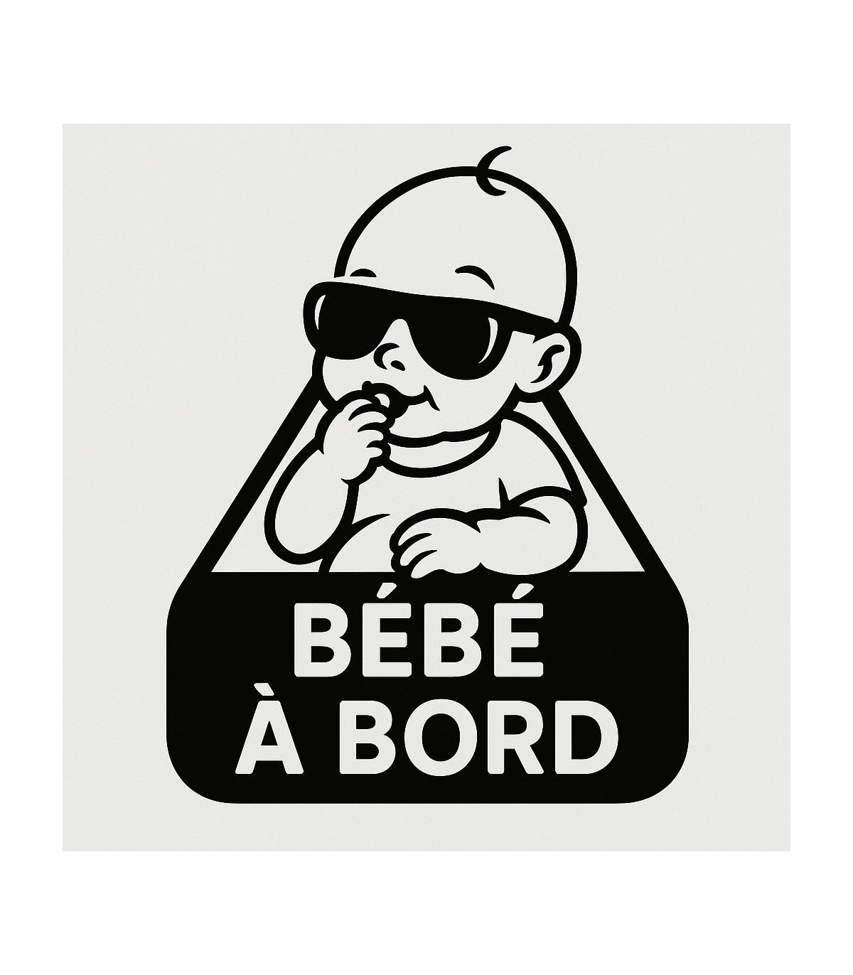 Stickers BÉBÉ A BORD LUNETTE