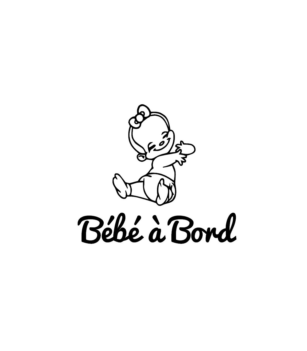 Stickers BÉBÉ A BORD SIMPLE
