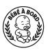 Stickers BÉBÉ A BORD LAURIER