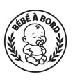 Stickers BÉBÉ A BORD LAURIER